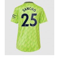 Dres Manchester United Jadon Sancho #25 Rezervni za Žensko 2022-23 Kratak Rukav